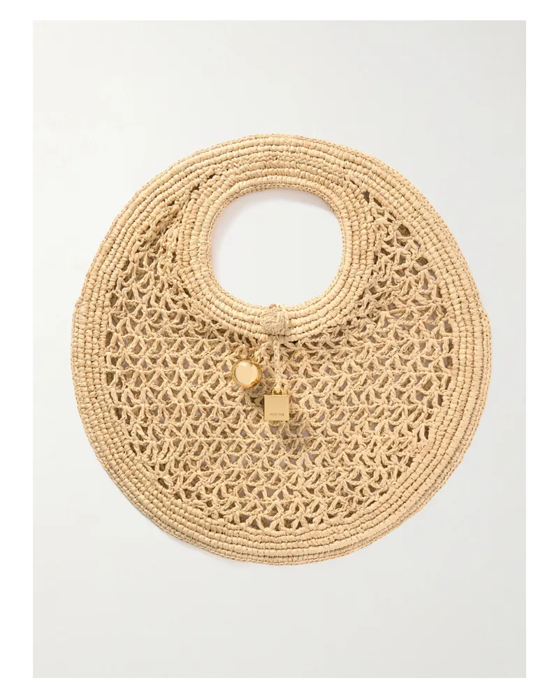 Jacquemus The Spiaggia Raffia Tote Bag - Neutrals Neutrals