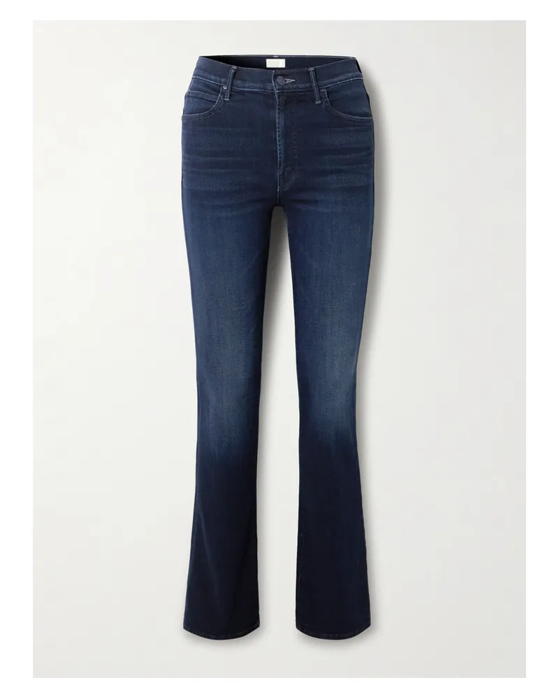 Mother The Smokin Skimp Hoch Sitzende Bootcut-jeans - Blau Blau