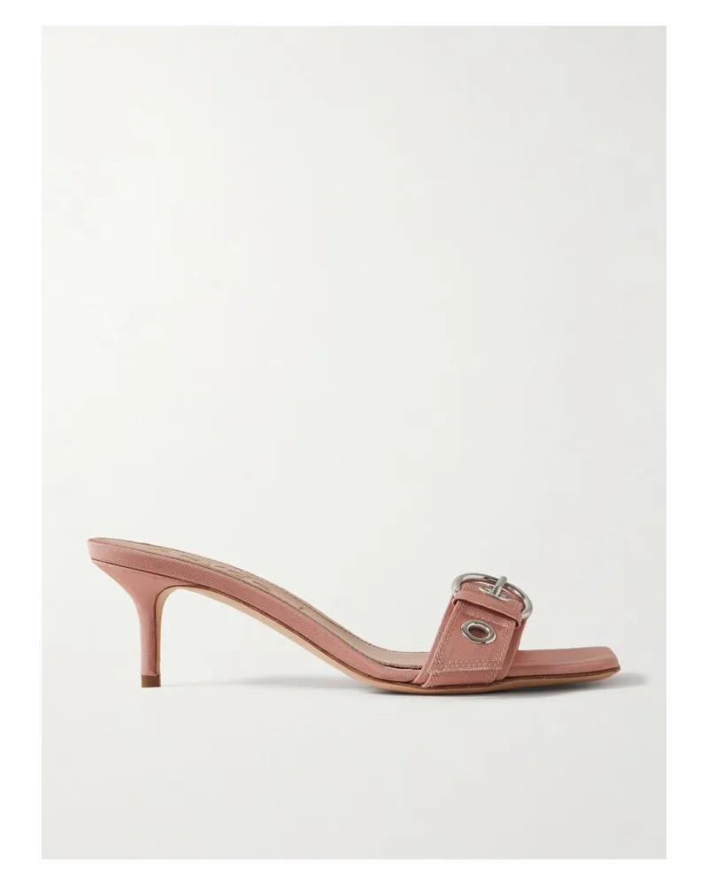 aeyde Ilvy Mules Aus Faille Mit Schnalle - Pink Pink