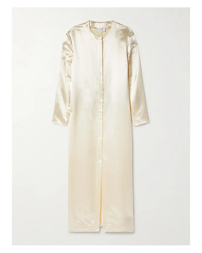 The Row Iside Midikleid Aus Satin - Creme Creme