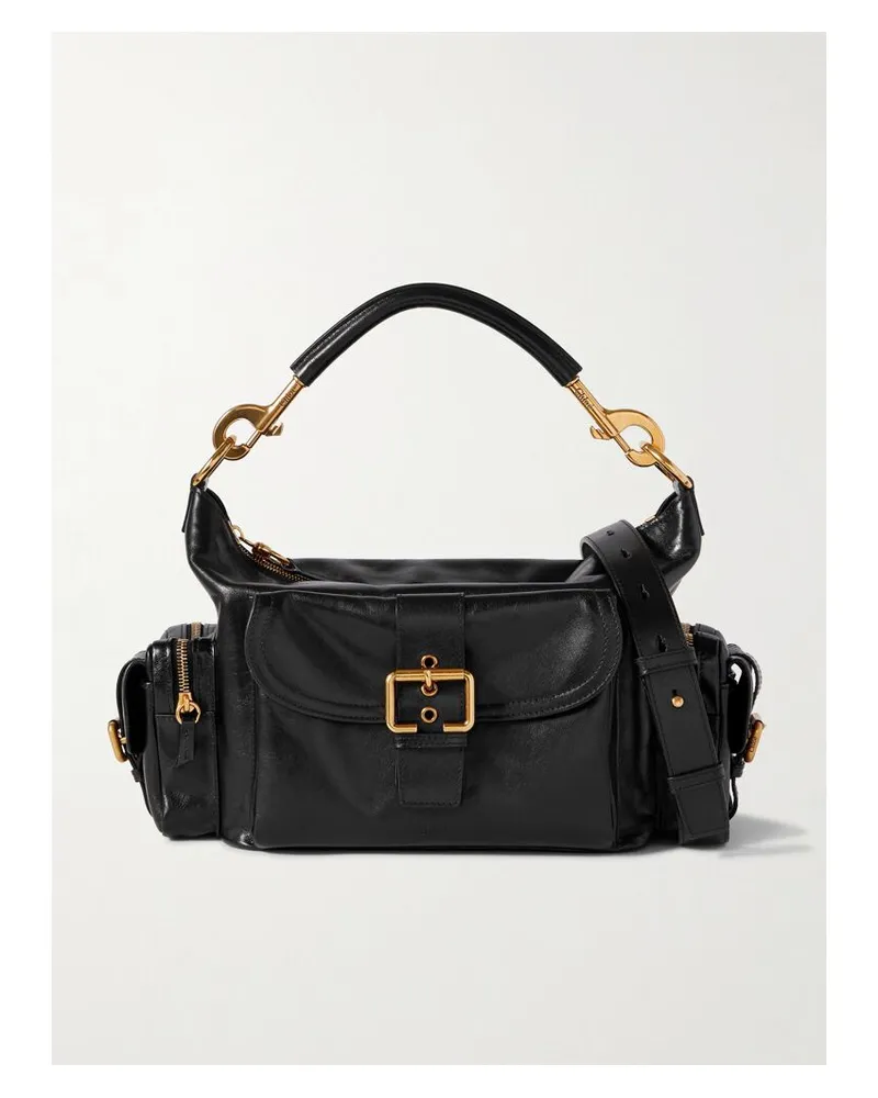 Chloé Camera Schultertasche Aus Leder - Schwarz Schwarz