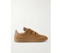 Beth Sneakers Aus Veloursleder Mit Lederbesätzen - Braun