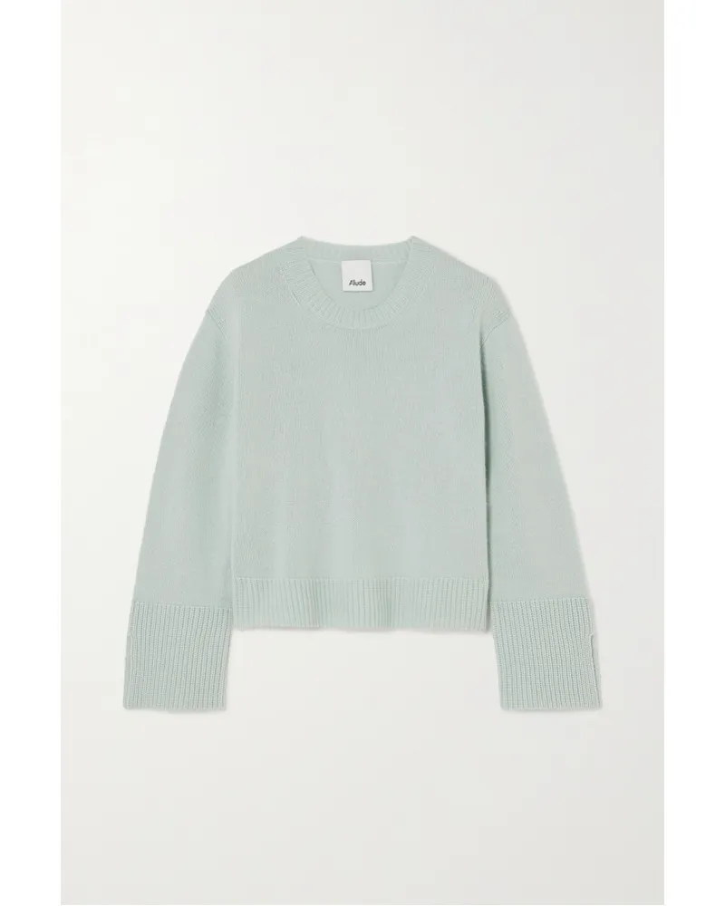 ALLUDE Kaschmirpullover Blau