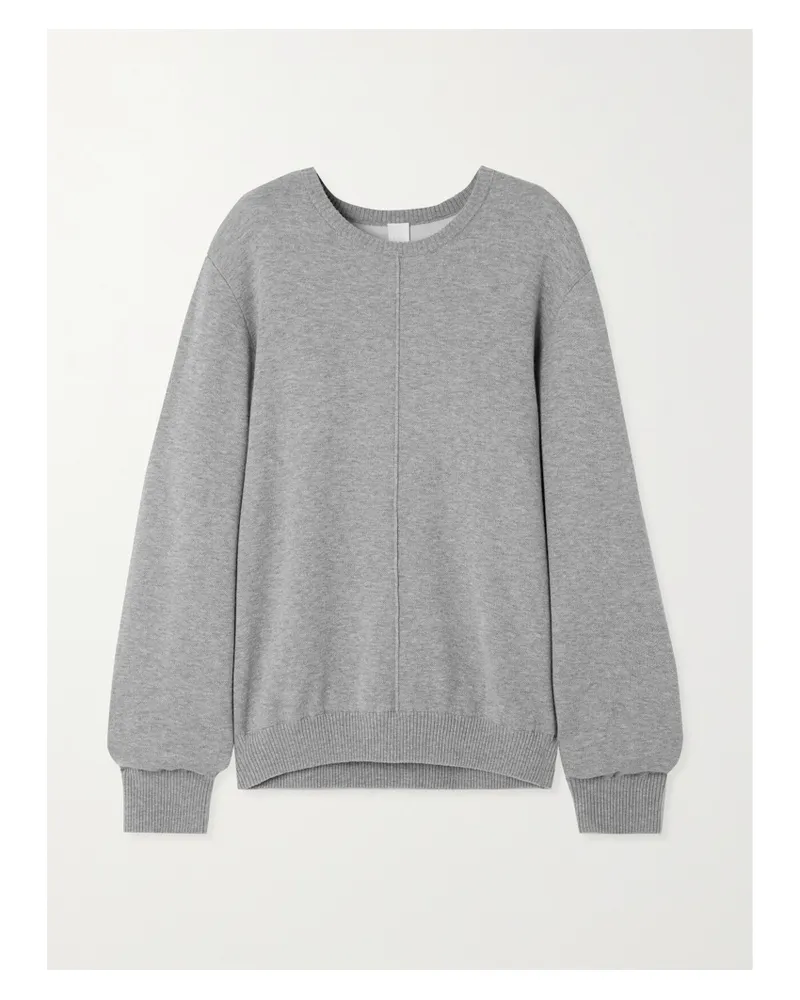 Totême Pullover Aus Einer Biobaumwoll-kaschmirmischung - Grau Grau