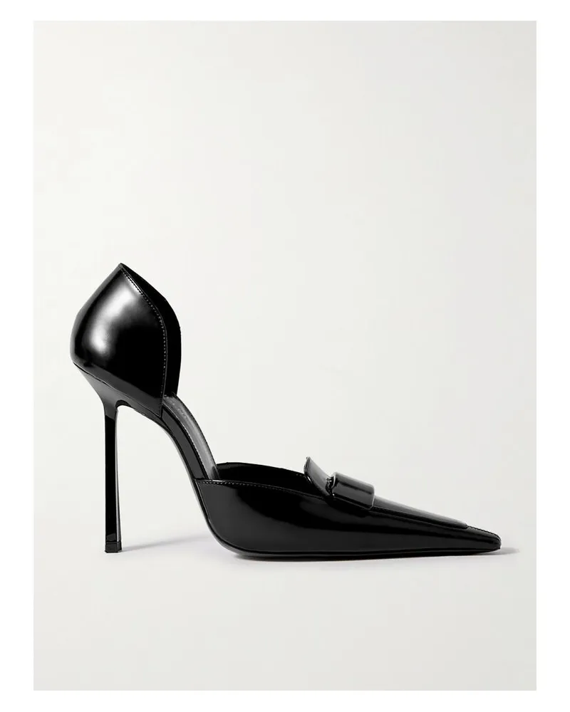 Saint Laurent D'orsay Pumps Aus Glanzleder - Schwarz Schwarz