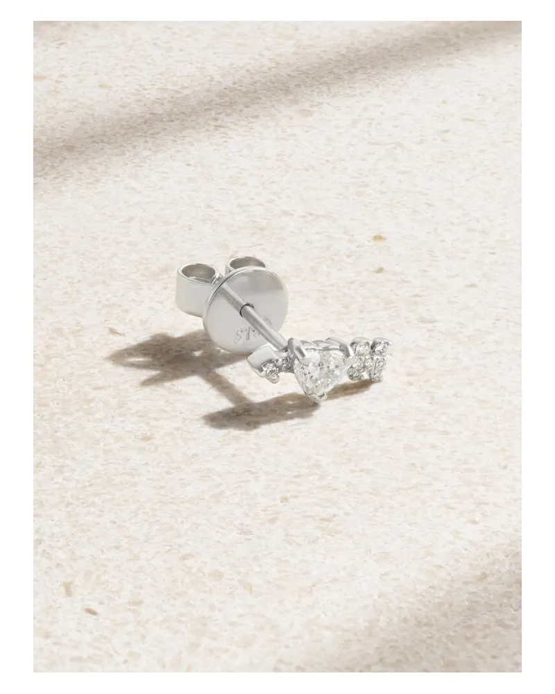 ANITA KO Cupid‘s Arrow Einzelner Ohrring Aus 18 Karat Weißgold Mit Diamanten Gold