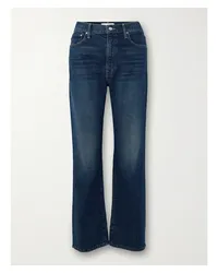 Mother The Ditcher Hover Boyfriend-jeans Blau