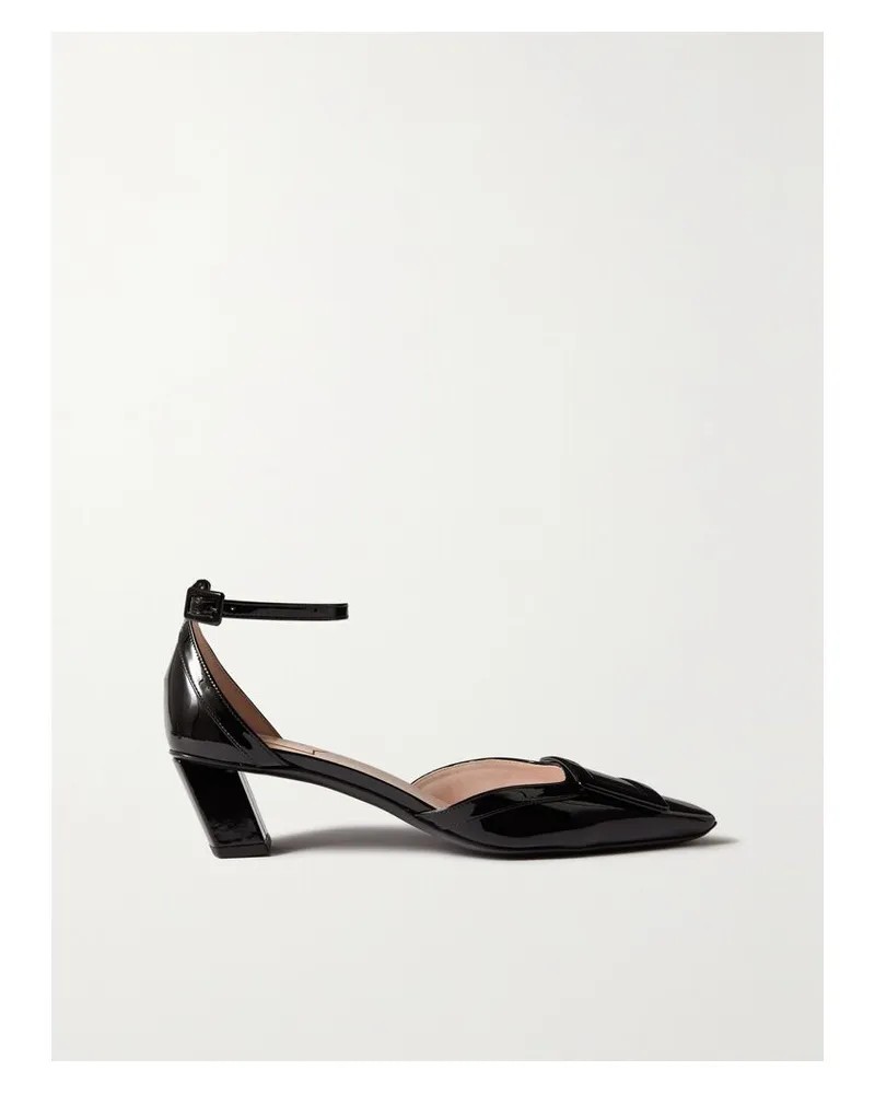 Roger Vivier Belle Vivier 45 Pumps Aus Lackleder - Schwarz Schwarz