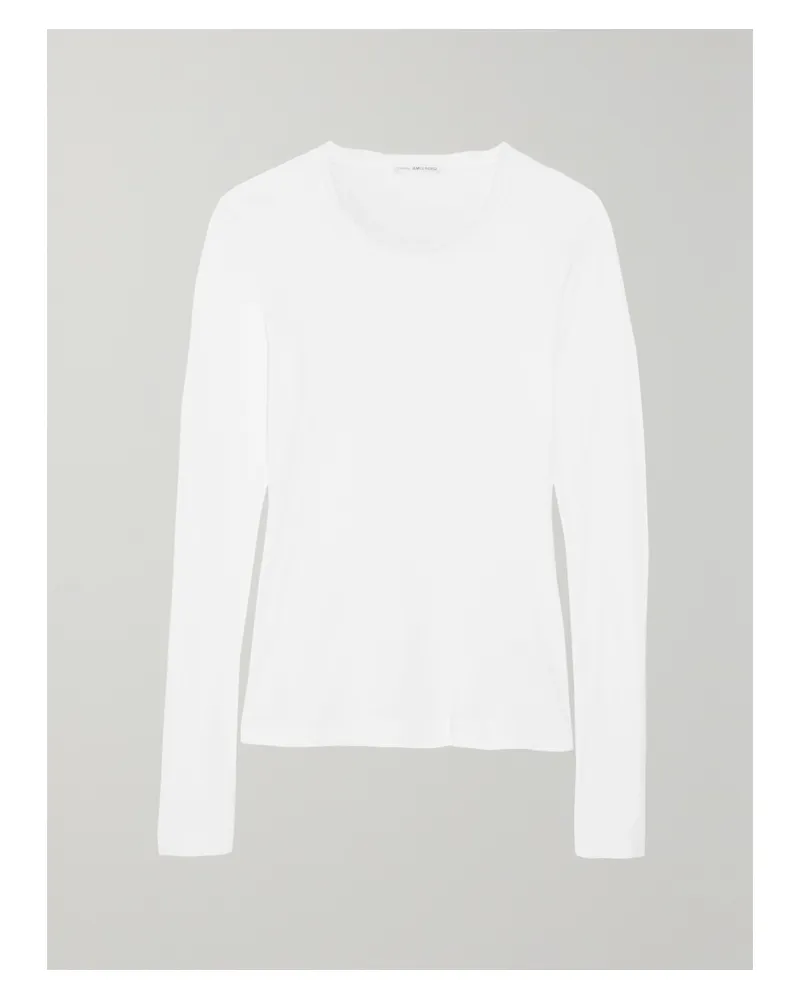 James Perse Slub Cotton Top - White White