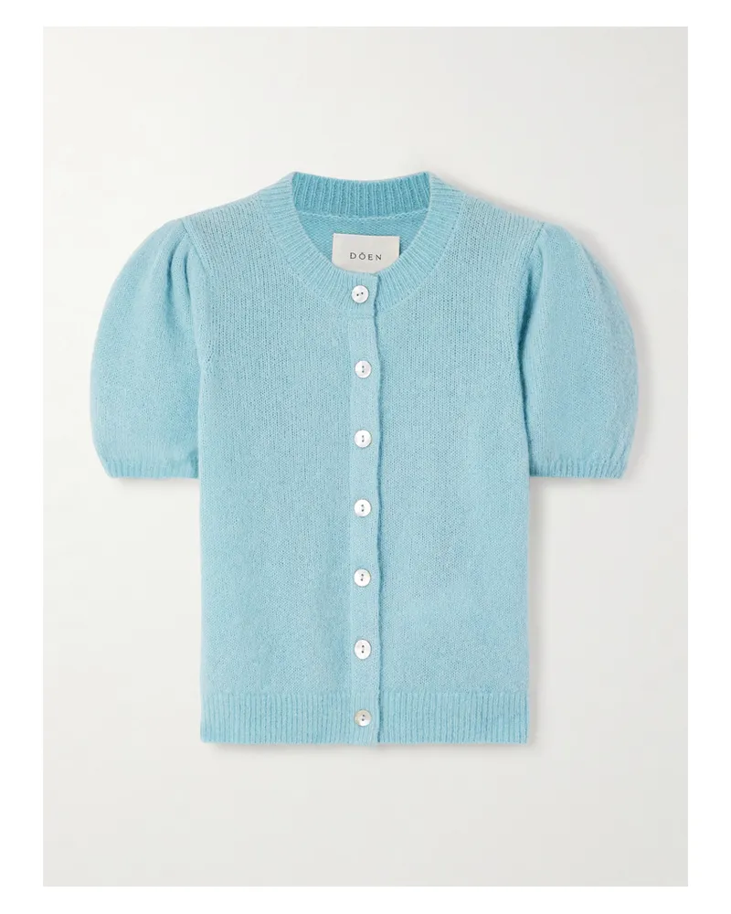 DÔEN Anisa Knitted Cardigan - Blue Blue