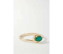 Bonbon Merge Ring aus 10 Karat  mit Smaragd