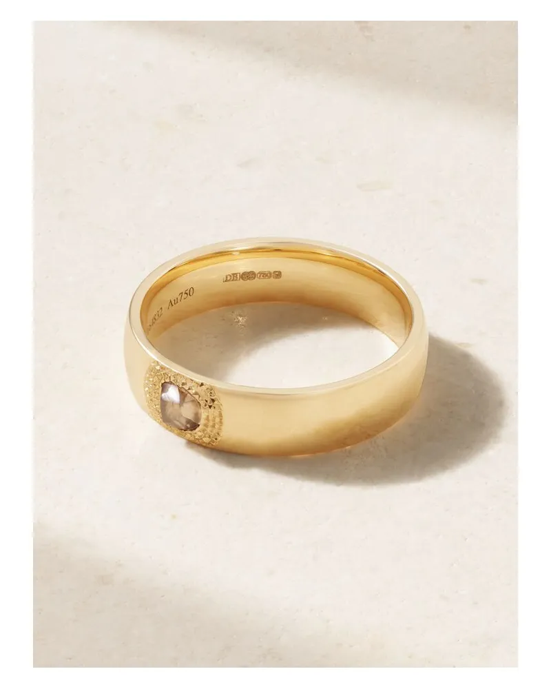 De Beers Talisman Large Ring Aus 18 Karat Gold Mit Diamant Gold