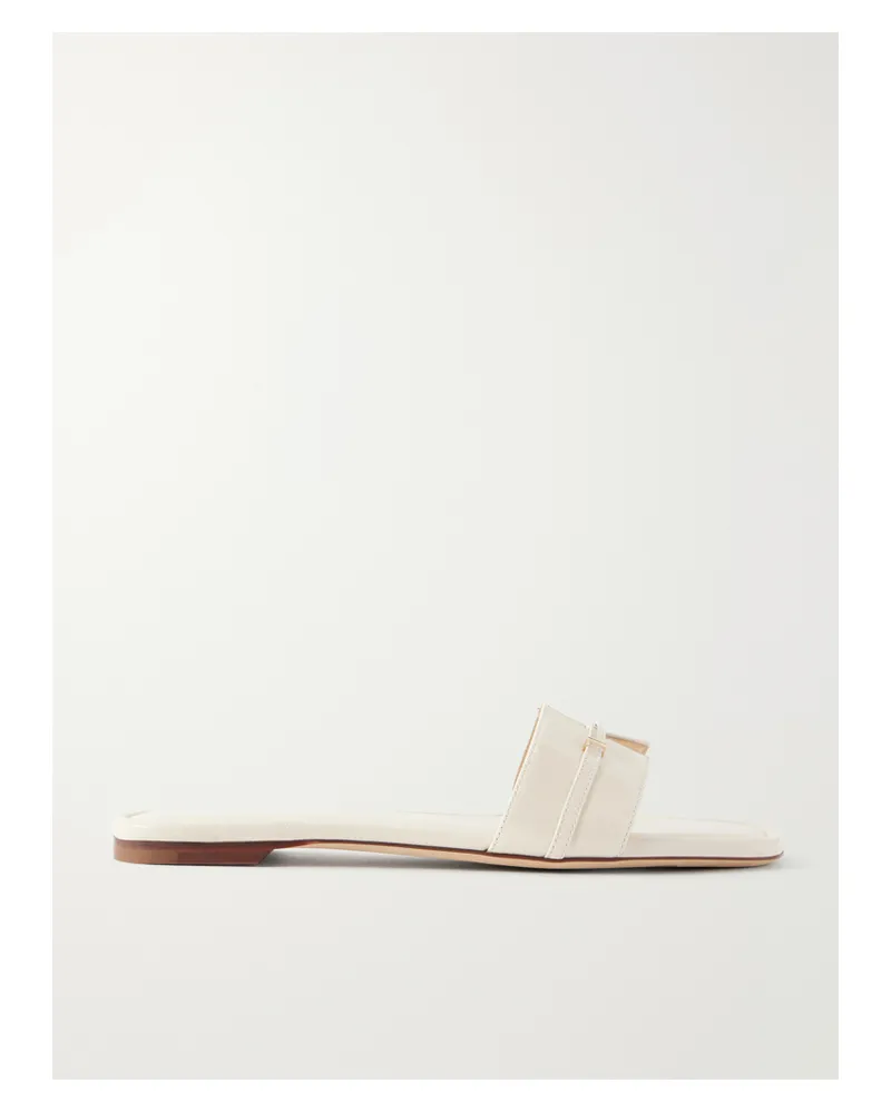 Tom Ford Julianne Patent Leather Flats - Neutrals Neutrals