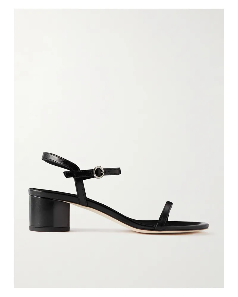 aeyde Immi Sandalen Aus Leder - Schwarz Schwarz