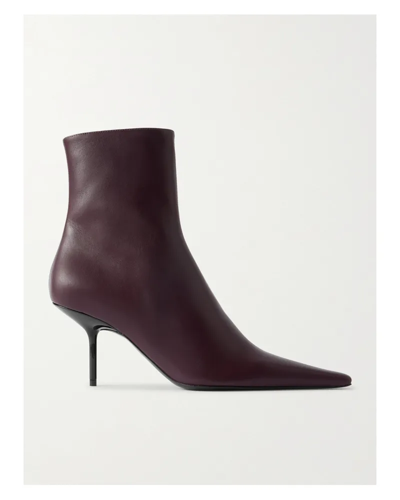 Victoria Beckham Ankle Boots Aus Leder - Burgunder Burgunder