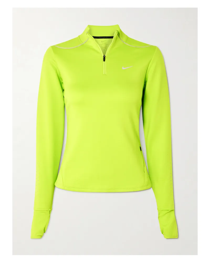 Nike Swift Oberteil Mit Reißverschluss Und Print - Gelb Gelb