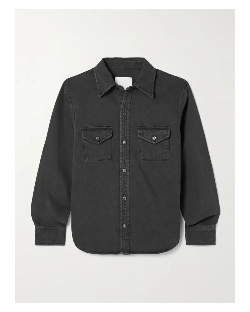 Citizens of humanity Baby Shay Jeanshemd Aus Bio-denim - Schwarz Schwarz