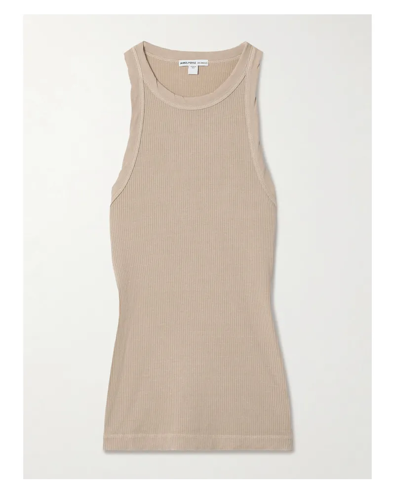 James Perse Tanktop aus Gerippter Supima®-baumwolle Neutral