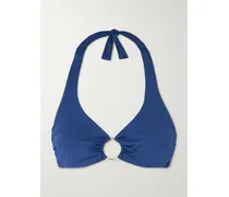 Brussels Bügel-bikini-oberteil Mit Verzierung - Blau