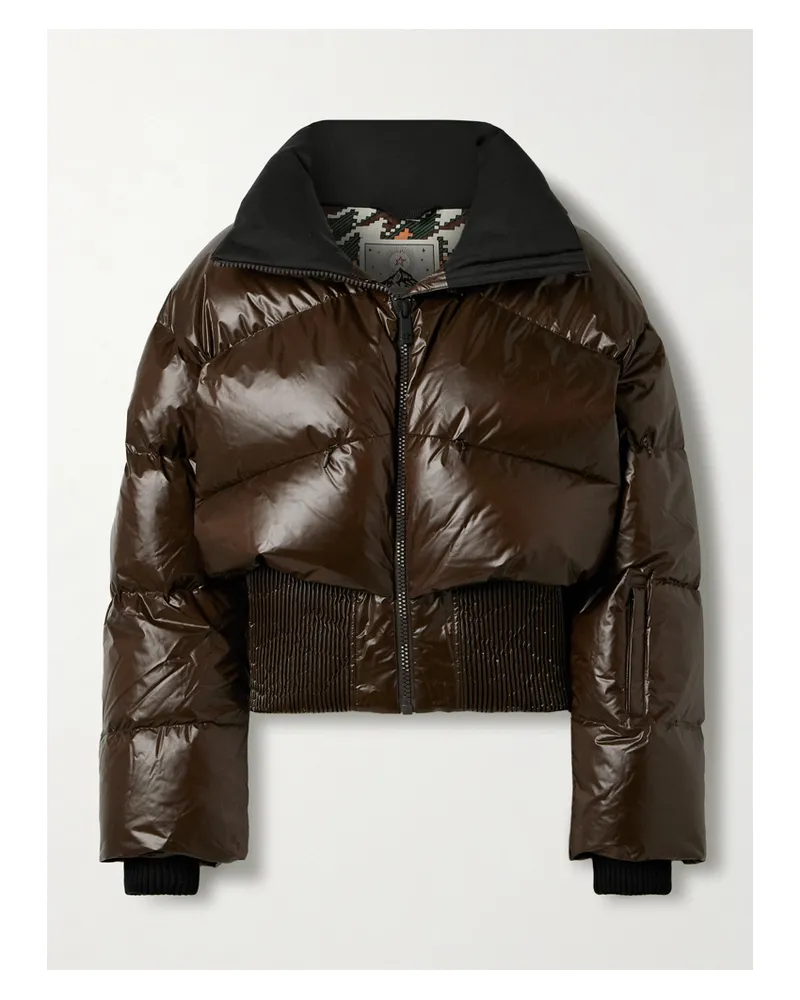 Perfect Moment Auretta Gesteppte Skijacke Mit Daunenfüllung - Braun Braun