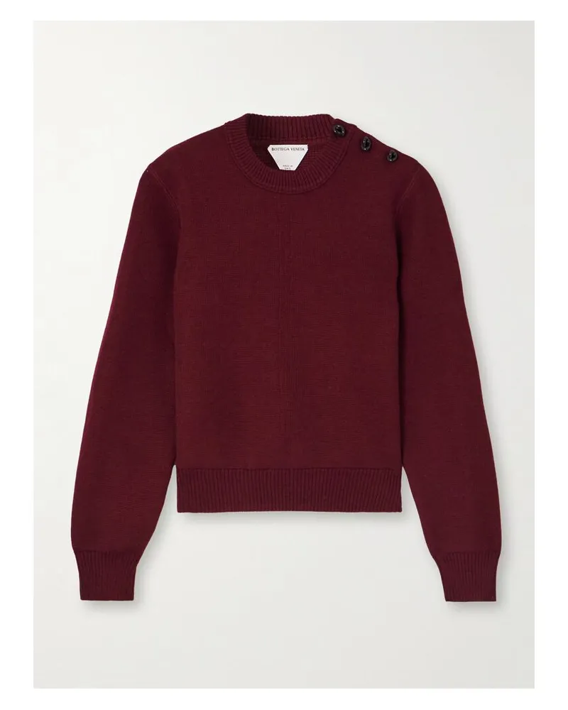 Bottega Veneta Wollpullover - Rot Rot