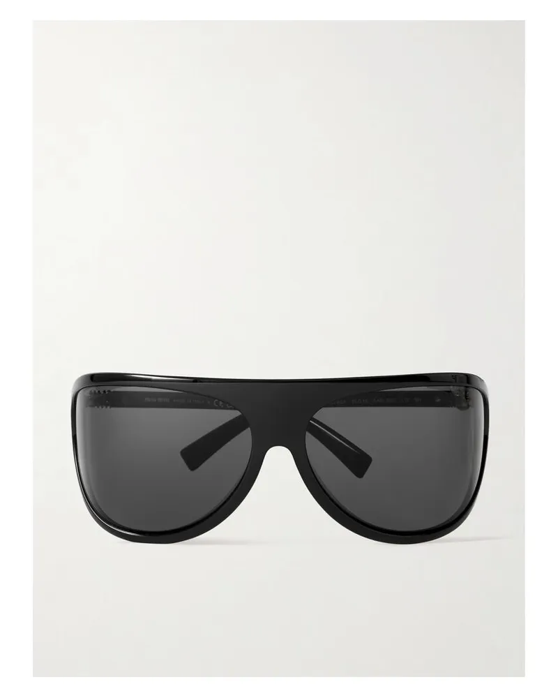 Miu Miu Oversized-sonnenbrille Mit D-rahmen Aus Azetat - Schwarz Schwarz