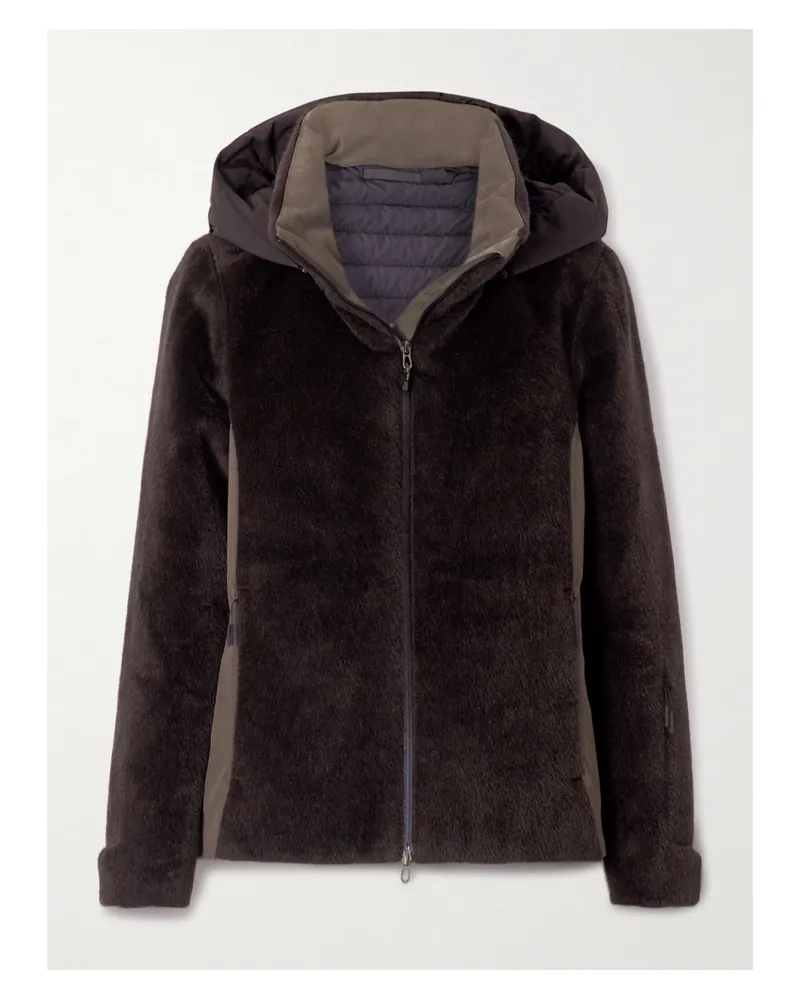 SEASE Armor 3.0 Kapuzenjacke Aus Wattierter Alpakawolle - Braun Braun