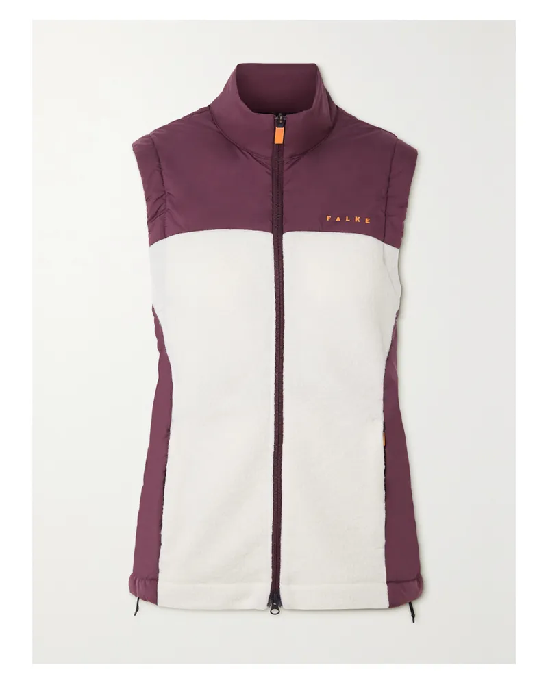 Falke Hybrid Steppweste Aus Wollfilz Und Shell - Wollweiß Wollweiß