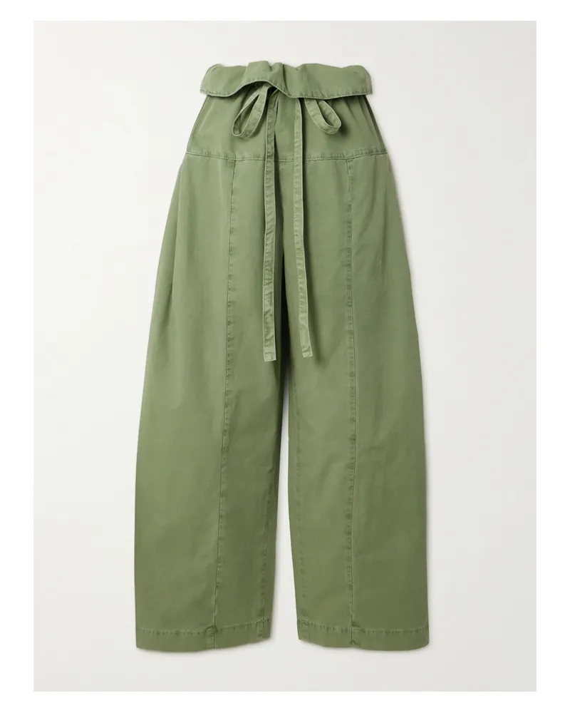 Matteau Fisherman Hose Aus Baumwoll-twill - Grün Grün