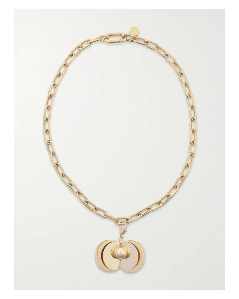 La DoubleJ Aura Goldfarbene Kette Gold