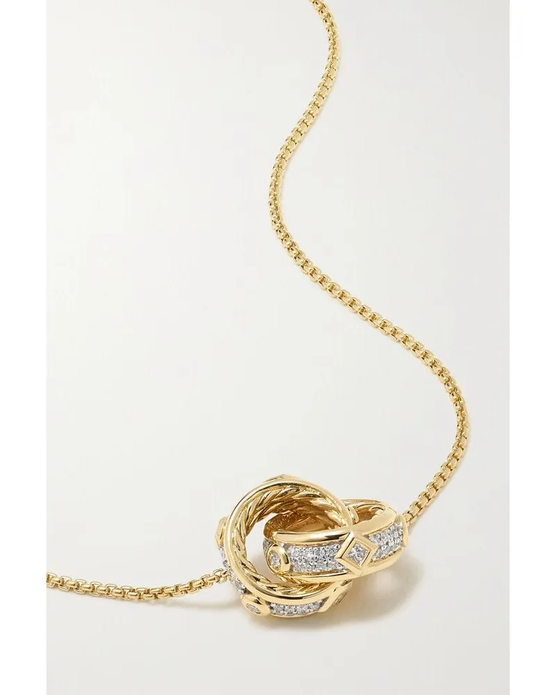 David Yurman Modern Renaissance Kette Aus 18 Karat Gold Mit Diamanten Gold
