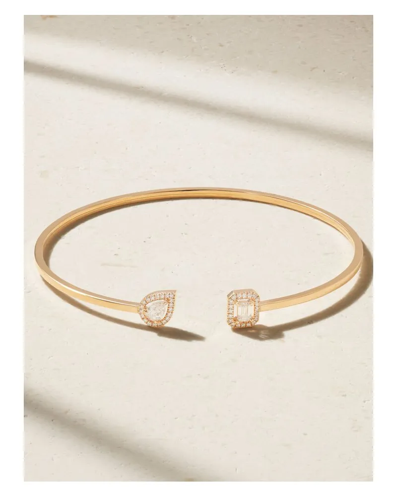 Messika My Twin Toi & Moi Armspange Aus 18 Karat Roségold Mit Diamanten Gold