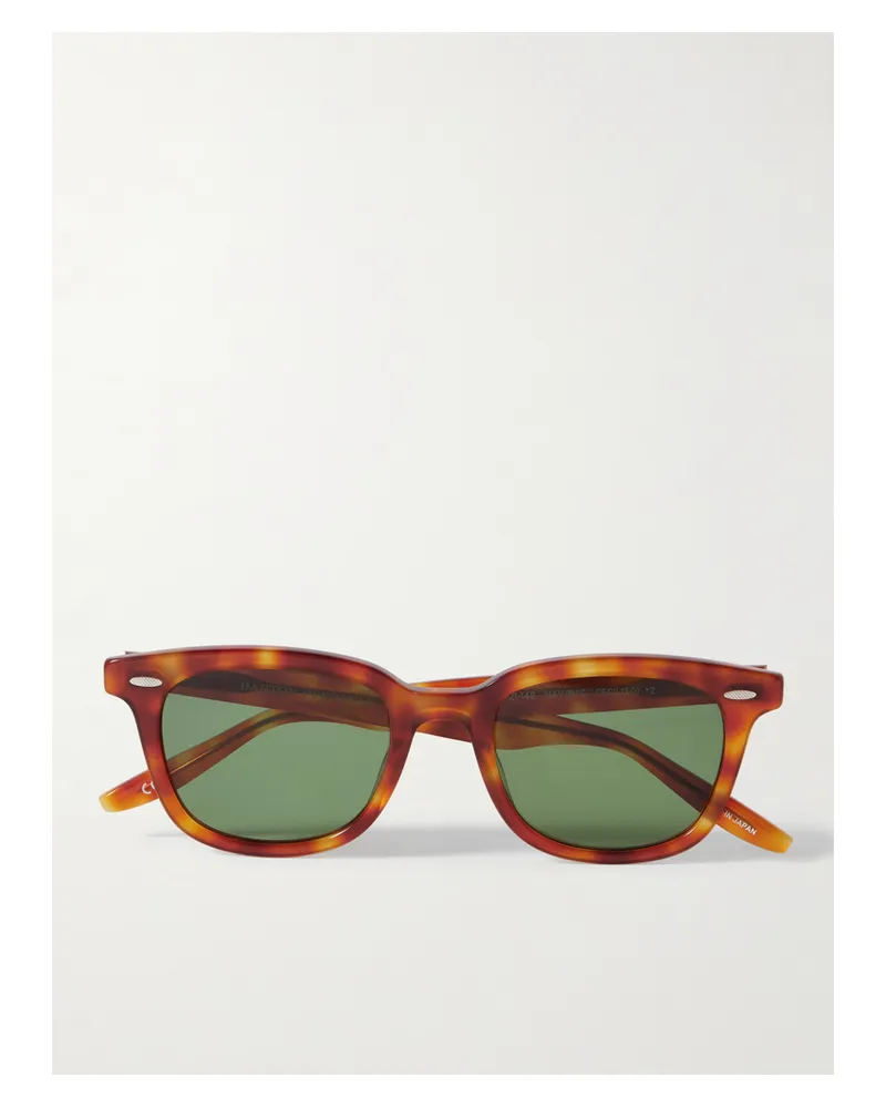 Barton Perreira Cecil Sonnenbrille Mit D-rahmen Aus Azetat In Hornoptik - Braun Braun