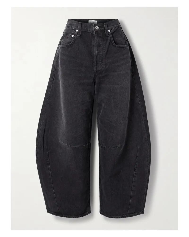 Citizens of humanity Horseshoe Hoch Sitzende Barrel-jeans - Schwarz Schwarz