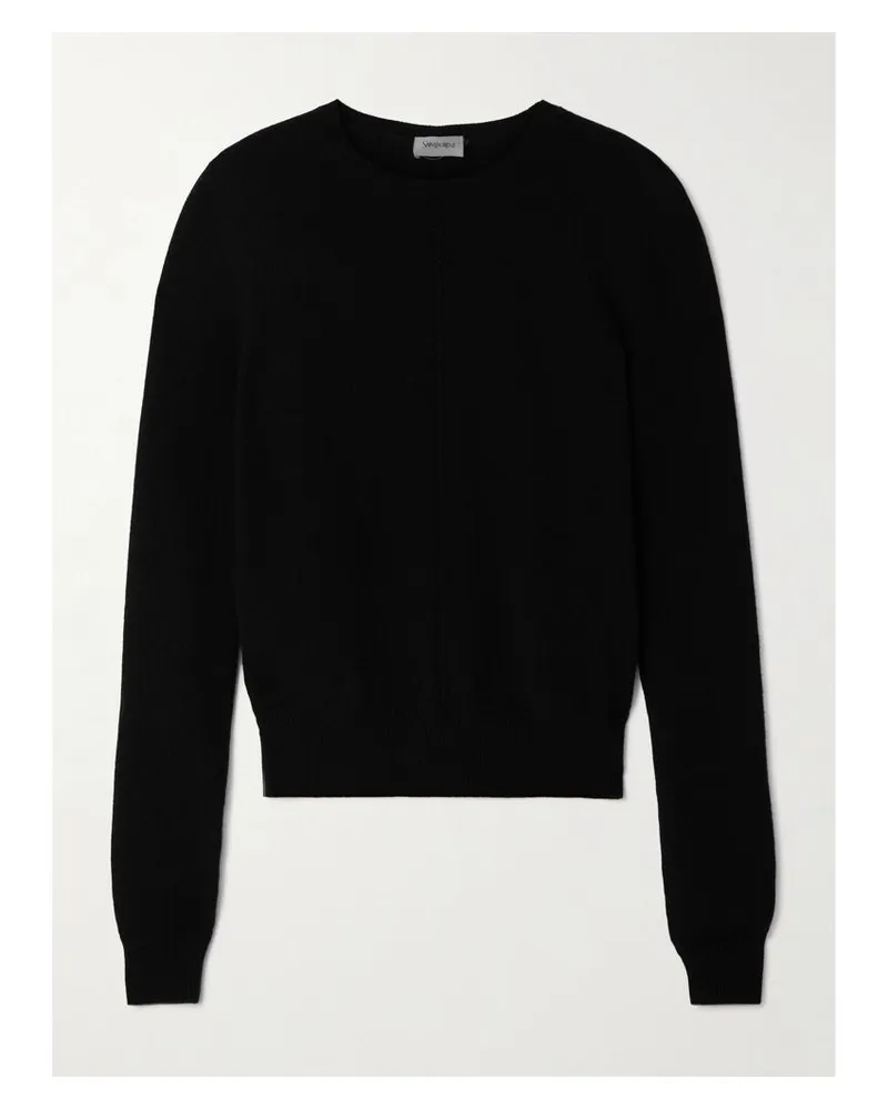 Saint Laurent Kaschmirpullover - Schwarz Schwarz