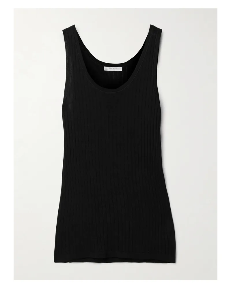 The Row Katara Tanktop Aus Rippstrick - Schwarz Schwarz