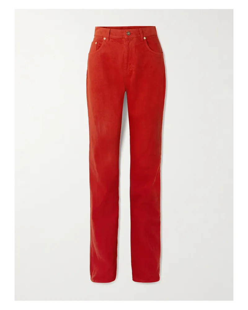 Gabriela Hearst Rey Hoch Sitzende Jeans Mit Geradem Bein Aus Recyceltem Denim - Orange Orange