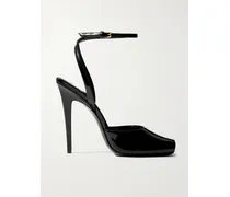 La Scandale Sandalen Aus Lackleder - Schwarz