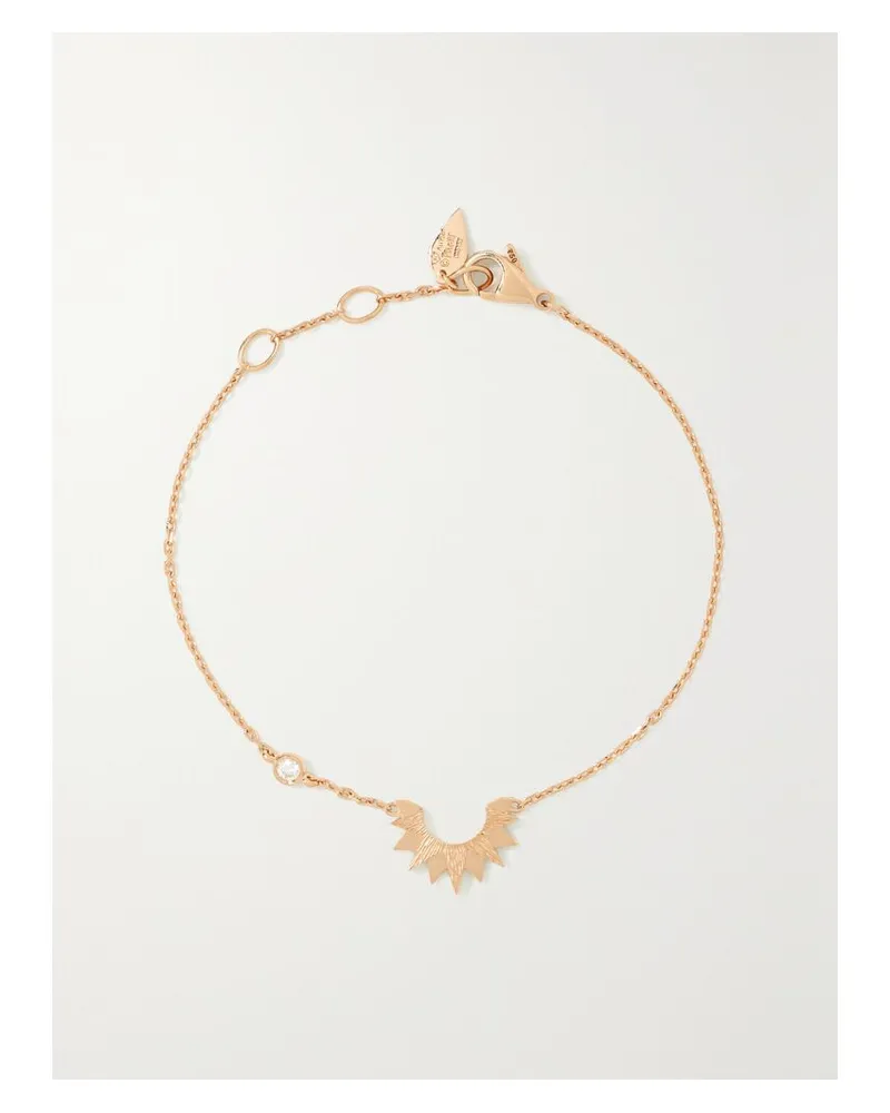 Piaget Sunlight Armband Aus 18 Karat Roségold Mit Diamant Gold