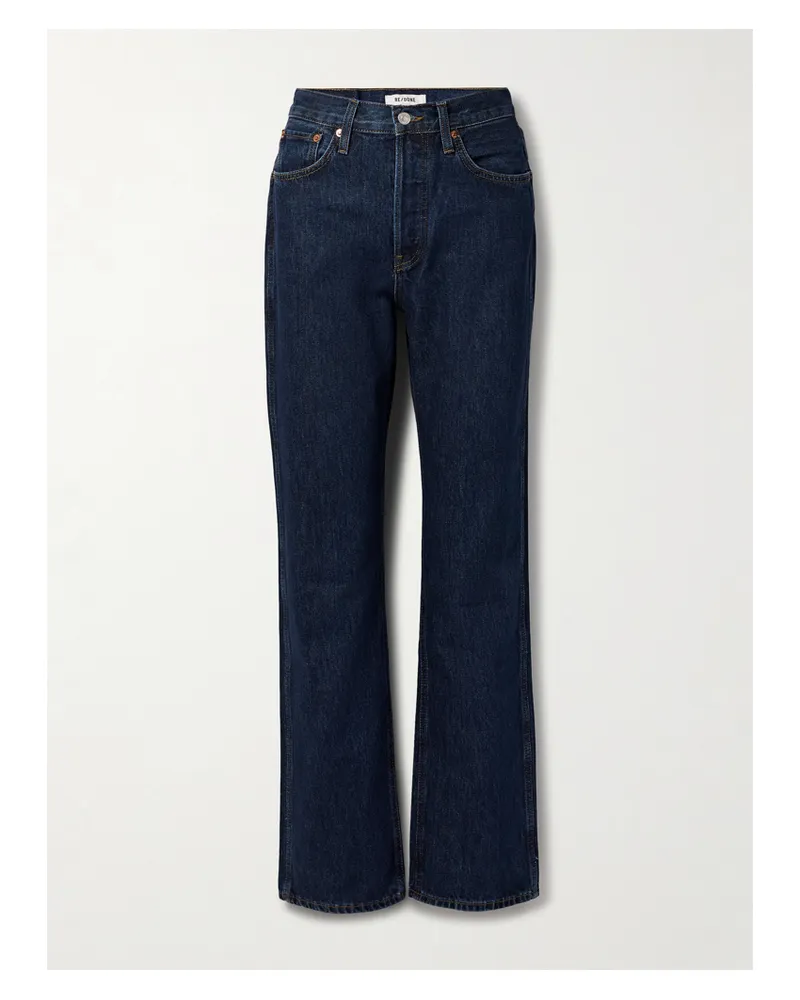 RE/DONE 90s Loose High-rise Straight-leg Jeans - Blue Blue