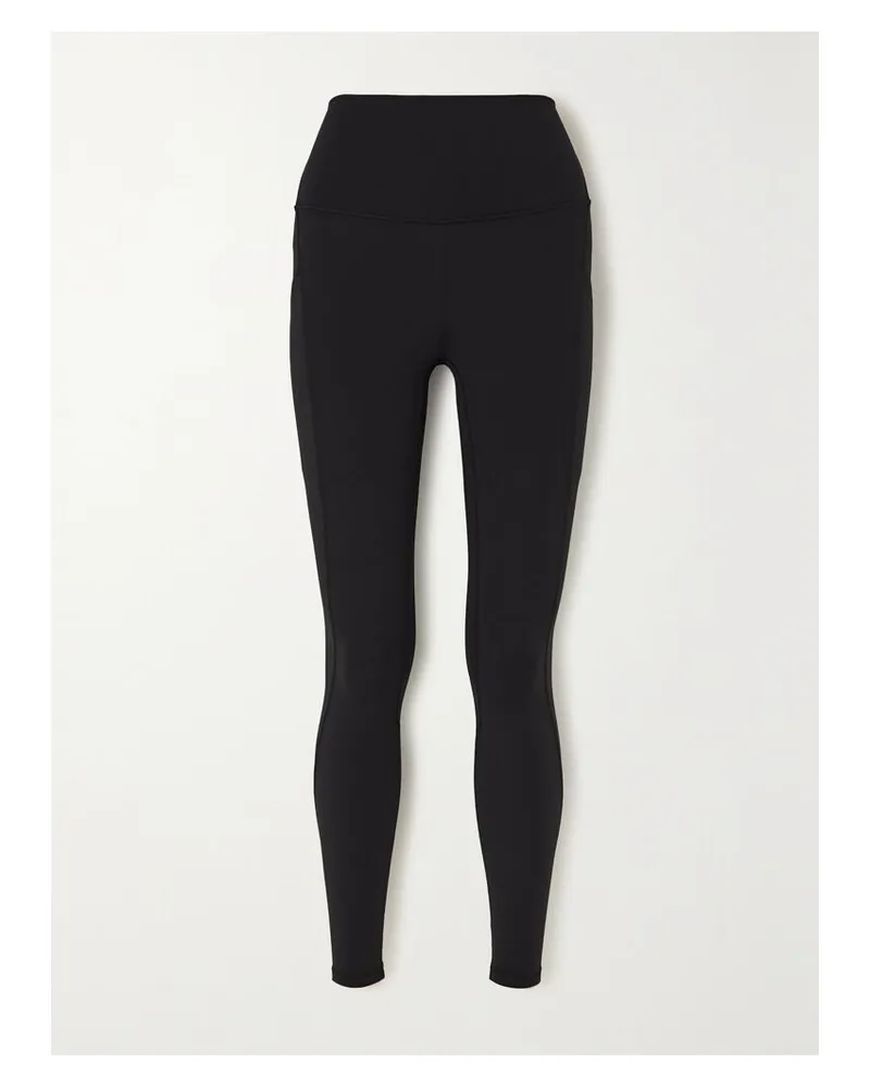 LULULEMON Align™ 63,5 Cm Hoch Sitzende Stretch-leggings Mit Taschen - Schwarz Schwarz
