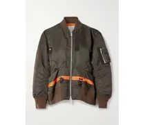 Shell Bomber Jacket - Green