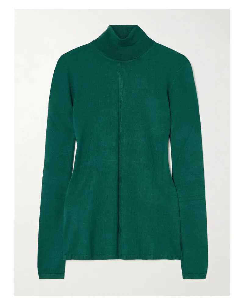 Gabriela Hearst Steinem Rollkragenpullover Aus Einer Kaschmir-seidenmischung - Grün Grün