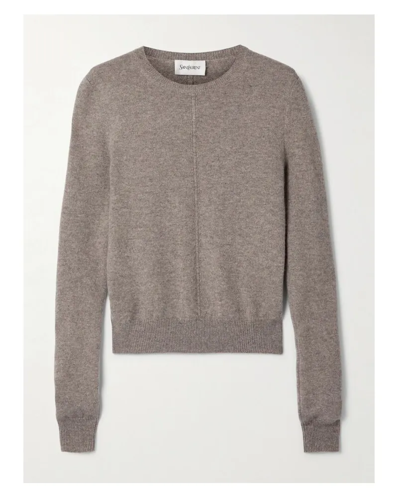 Saint Laurent Kaschmirpullover - Braun Braun