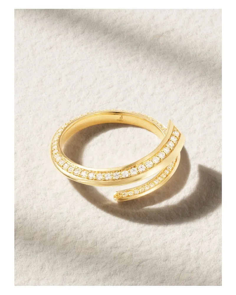 Sorellina Ziggy Ring Aus 18 Karat Gold Mit Diamanten Gold
