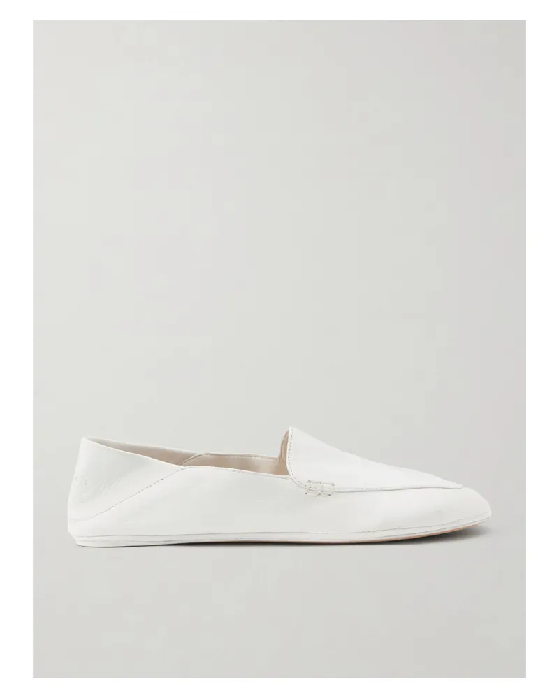 Calvin Klein Vela Leather Loafers - White White