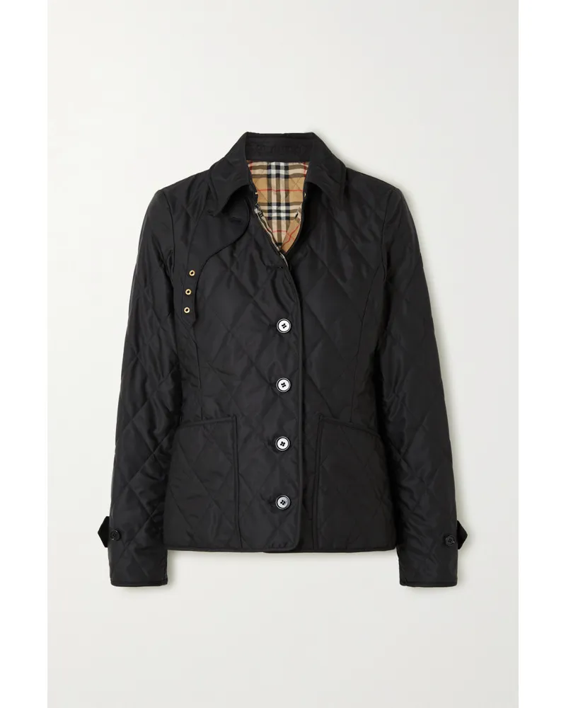 Burberry Steppjacke aus Shell Schwarz