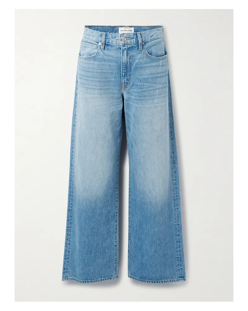 SLVRLAKE Selena Halbhohe Jeans Mit Weitem Bein - Blau Blau
