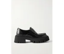 Tractor Leather Loafers - Black