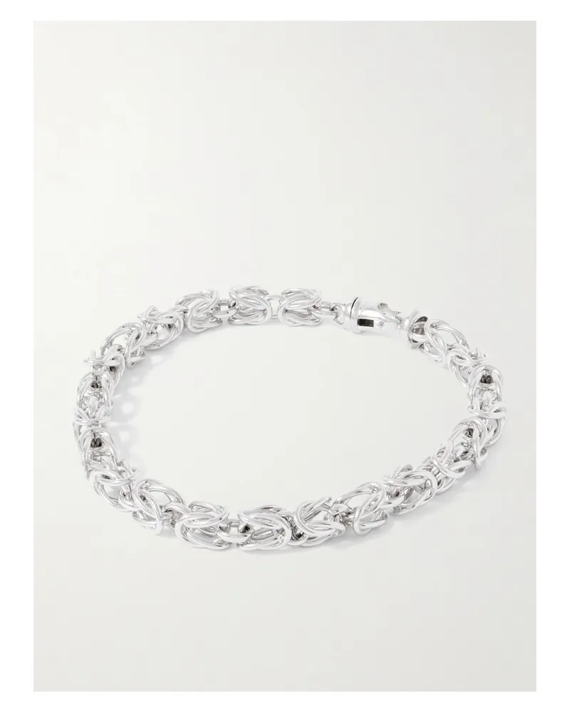 Totême Byzantine Rhodiniertes Armband - Silber Silber